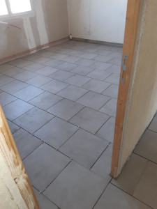 Photo de galerie - Pose carrelage  