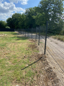 Photo de galerie - Pose de clôture à saint Georges 82 