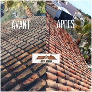 Photo de galerie - Nettoyage de toiture professionnel 