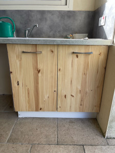 Photo de galerie - Fabrication de porte pour armoire 