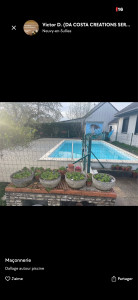 Photo de galerie - Dalle autour piscine 