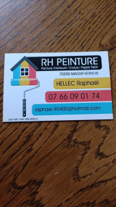 Photo de galerie - Boujour étant Auto entrepreneur peintre enduisseur, vous trouverez ci-joint mes coordonnées pour toute information complémentaire cordialement bonne journée.
j'effectue également des travaux d'entretien extérieur.
