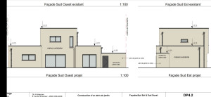 Photo de galerie - - Déclaration préalable de travaux
- Permis de construire
- Attestation de travaux

PLAN SUR AUTOCAD / SKETCHUP 