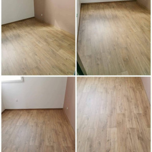 Photo de galerie - Pose de parquet flottant 