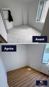 Photo de galerie - Pose parquet 