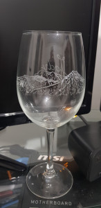 Photo de galerie - Gravure sur verre