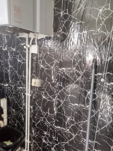 Photo de galerie - Mise en place de revêtement mural