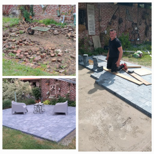Photo de galerie - Réfection de ma terrasse 

