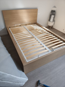 Photo de galerie - Montage Lit en kit,avec sommier relevable Ikea.