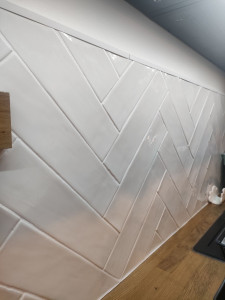 Photo de galerie - Crédence de cuisine en zellige 