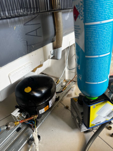 Photo de galerie - Remplacement d’un compresseur 