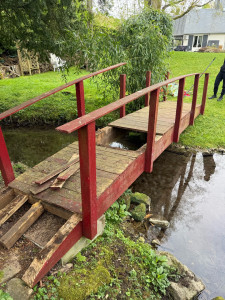 Photo de galerie - Réparations pont plus peinture 