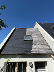 Photo de galerie - Application d’une résine coloré -Avant - Après 