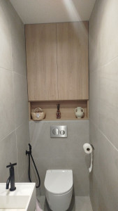 Photo de galerie - Fabrication de meuble wc 