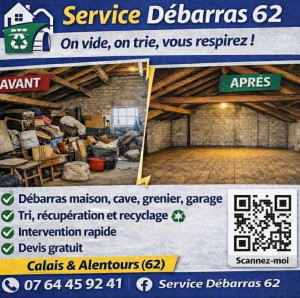 Photo de galerie - Je vous présente mes services pour vos débarras 