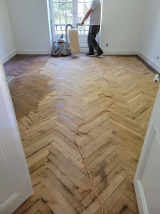 Photo de galerie - Remise en état du parquet 