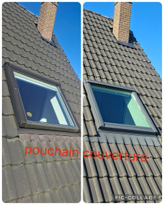 Photo de galerie - Remplacement de fenêtre de toit. 