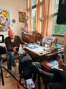 Photo de galerie - Interview Jean Starck - Artiste peintre