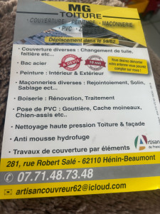 Photo de galerie - Mg toiture 