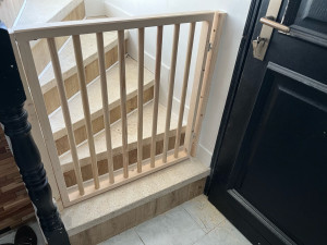 Photo de galerie - Fabrication et pose d’une barrière de sécurité sur mesure  