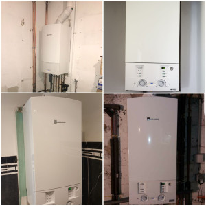 Photo de galerie - Installation de plusieurs chaudiere gaz condensation cheminée vmc