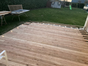 Photo de galerie - Pose de terrasse 