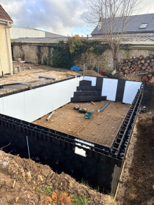 Photo de galerie - Piscine béton 8x4 