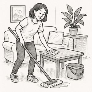 Photo de galerie - Aide aux tâches ménagères du logement