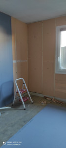 Photo de galerie - Isolation  fine de murs intérieurs gains 40 % d'energie (du bruits et du froid)