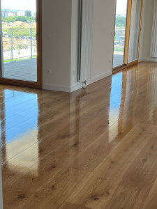 Photo de galerie - Pose parquet chêne 