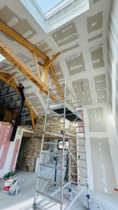 Photo de galerie - Joints sur plaques de plâtre