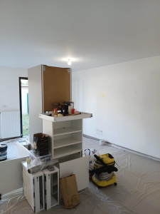 Photo de galerie - Peinture mur plafond 