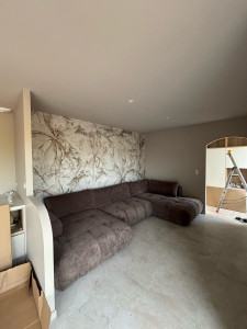 Photo de galerie - Pose de panoramique dans un salon 