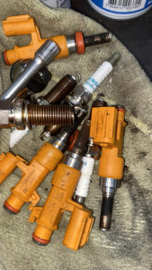 Photo de galerie - Nettoyage injecteur et remplacement bougies allumages suite inversion de carburant. Lexus ux250h