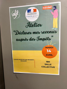 Photo de galerie - J’ai été ravi de donner un atelier sur la fiscalité des particuliers et la declaration des revenus au sein de l’association ALJT