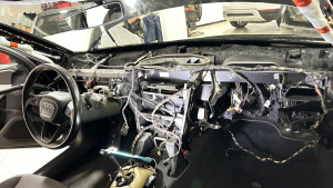 Photo de galerie - Travaux de remplacement de l’évaporateur de chauffage de l’habitacle Audi A4 