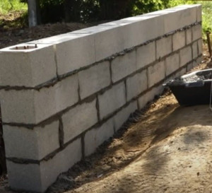 Photo de galerie - Mur en parpaings 