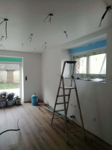 Photo de galerie - Double,plafond,habillage fenêtre 