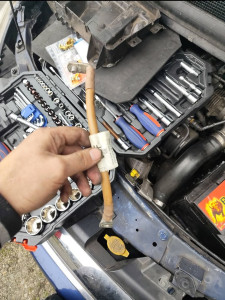 Photo de galerie - Remplacement masse batterie négative 