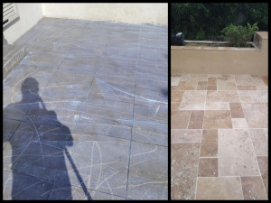 Photo de galerie - Terrasse travertin 