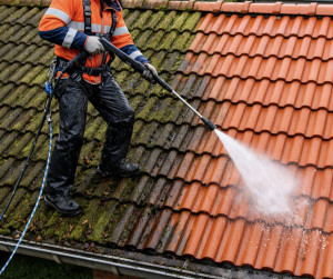 Photo de galerie - Nettoyage de toiture 