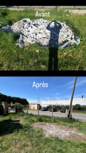 Photo de galerie - Travail effectué et évacuation faite rapidement et efficacement