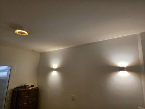 Photo de galerie - Installation d'un luminaire et 2 applique murals