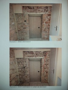 Photo de galerie - Réfection d un mur intérieur en pierres