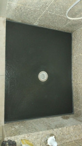 Photo de galerie - Pose bac à douche 
