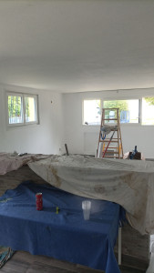 Photo de galerie - Ratissage plus peinture