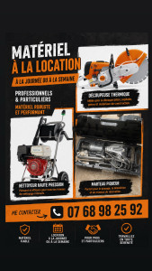 Photo de galerie - Matériel à la location 