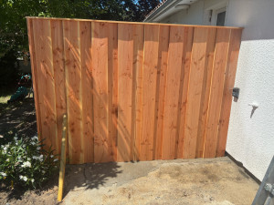 Photo de galerie - Clôture de mitoyenneté 