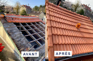 Photo de galerie - Remplacement complète d’une toiture 