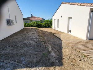 Photo de galerie - Après nivellement des terres